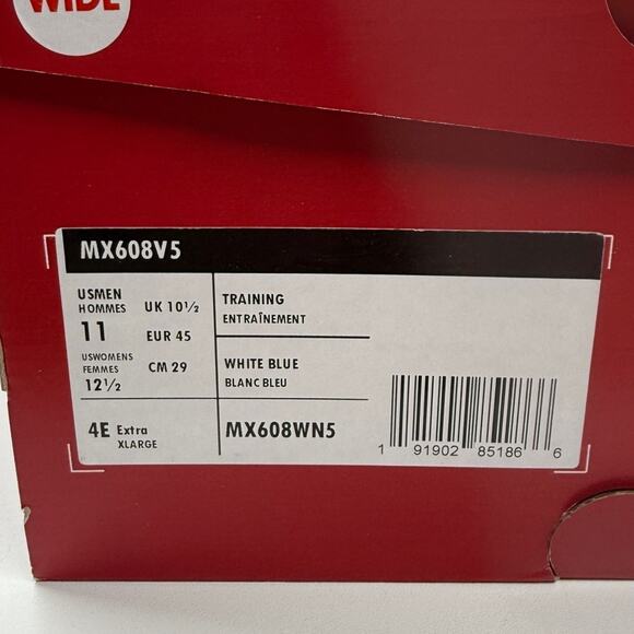 NIB • Men’s New Balance MX608v5 Size: 11 4E WIDE main image 7